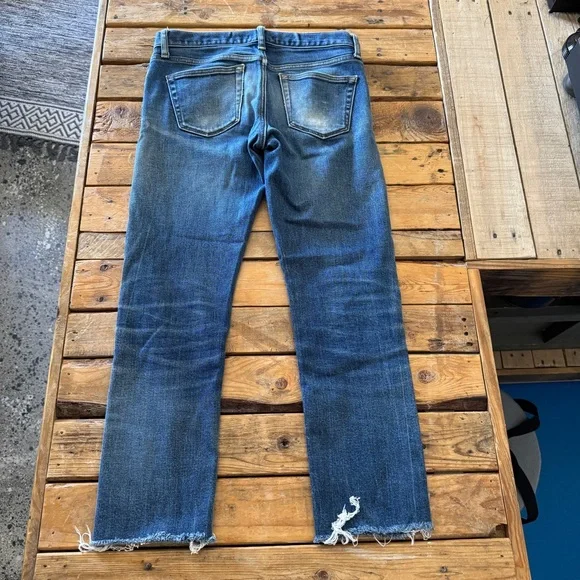 Uniqlo Cutoff Blue Jean 30 - Picture 2 of 6